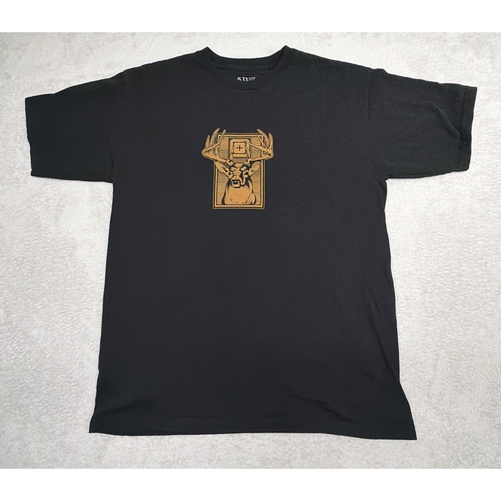 5.11 Tactical Always Be Ready Deer Trophy Graphic T-Shirt Mens Size Medium USA